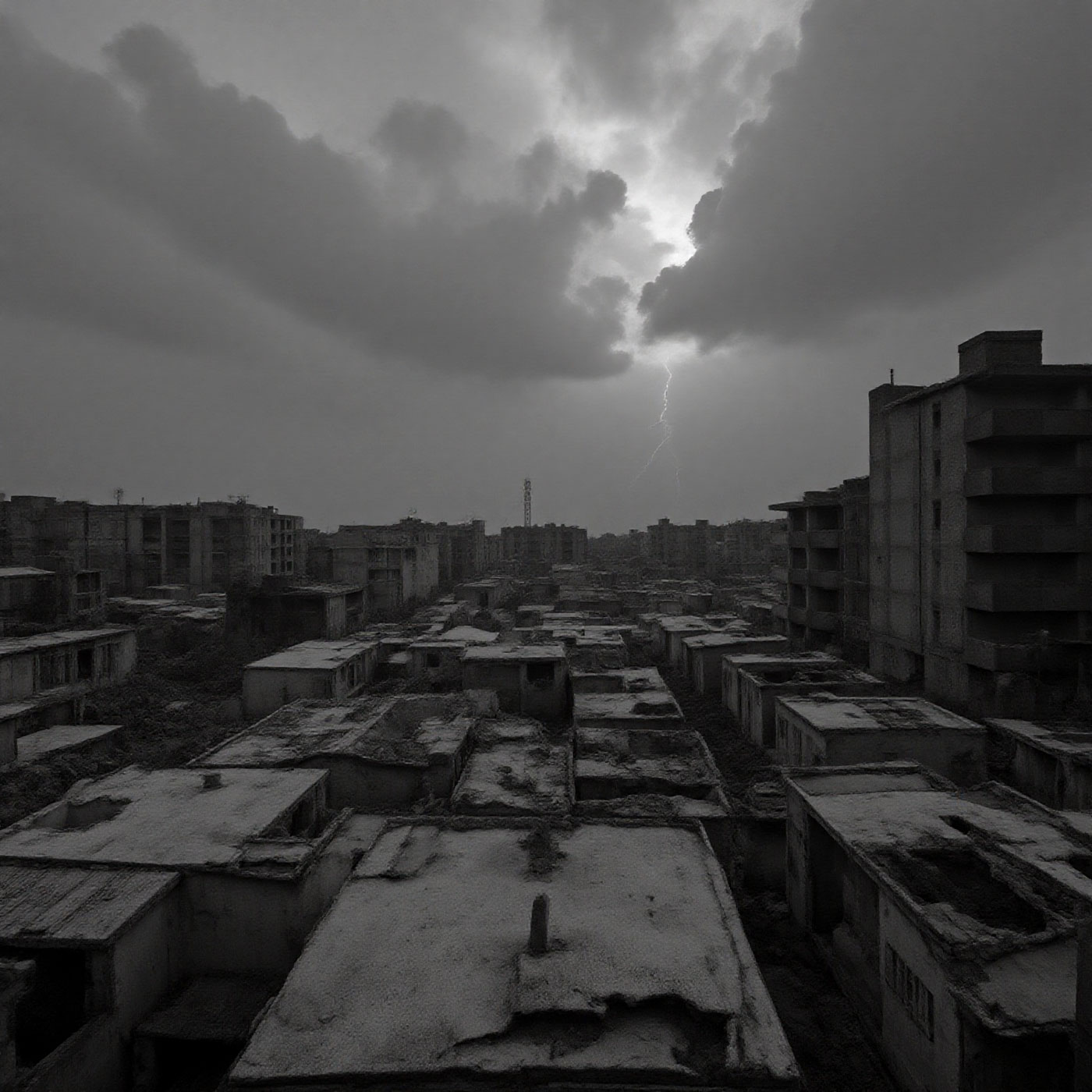 Die KI-Fotografie-Bilder beziehen sich dabei auf einen von mir geschriebenen Text, welcher durch verschiedene Sprach-Modelle modifiziert und erweitert wurde. Außerdem bauen die Bilder auf zwei LoRa Modellen von mir auf: eines mit dem Stil wie ich damals analog fotografierte und eines mit verschiedenen Materialien, aus denen ich meine “Neue Welt” aktuell baue.