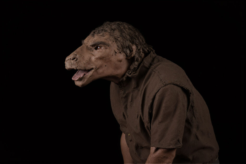 KI-Ansicht eines männlichen Alpha-Homo-Albrecht-Sapiens