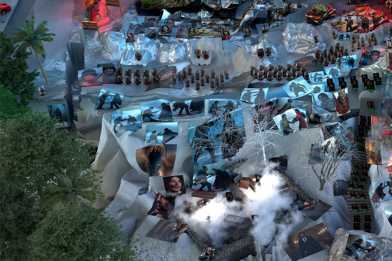 Sleep Well II: Die visuelle und inhaltliche Fortsetzung meiner Arbeit „Sleep Well I“. Aufbauend auf Fotogrammetrie, KI, Machine-Learning und Fotografie.