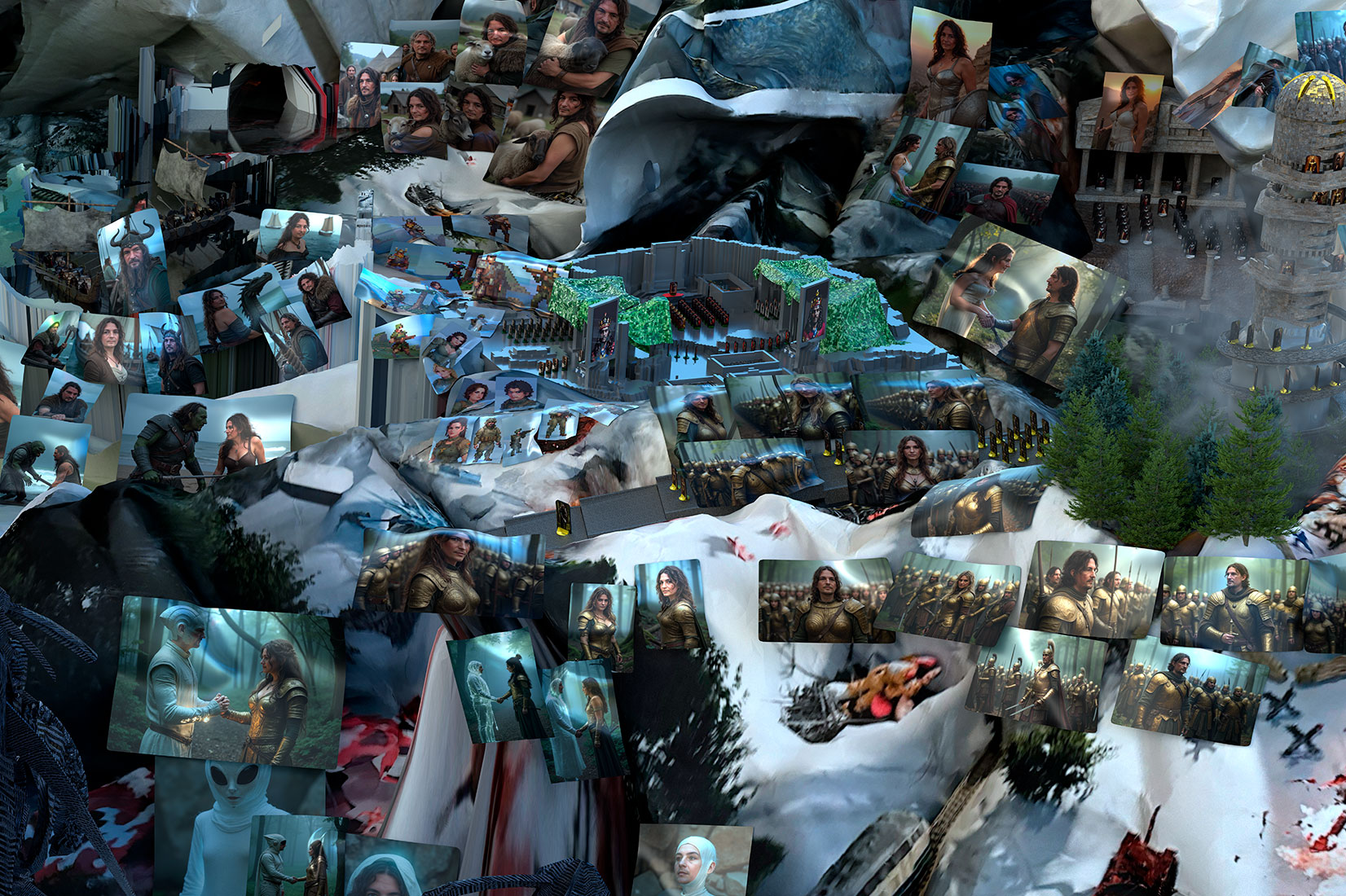 Sleep Well II: Die visuelle und inhaltliche Fortsetzung meiner Arbeit „Sleep Well I“. Aufbauend auf Fotogrammetrie, KI, Machine-Learning und Fotografie.