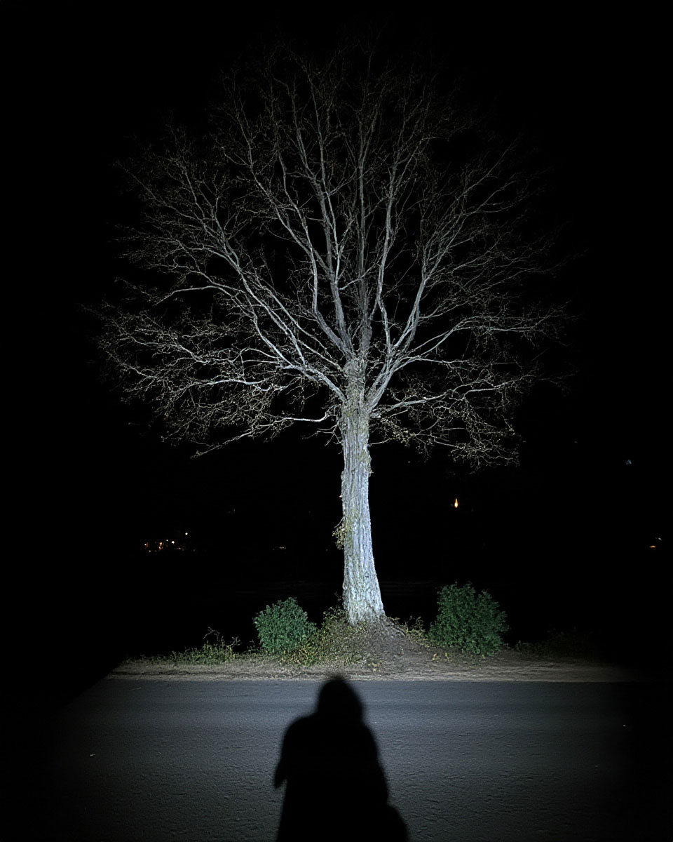 Das erste von mir erstellte KI-Bild mit meinem Smartphone-Stil und mit meinem Schatten drauf!